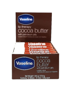 Bálsamo Labial Vaseline Manteca de Cacao - Caja 12 Unidades