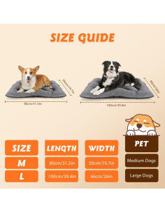 Cama Caliente para Perros Nobleza 101,6x66,0 cm Antideslizante 2