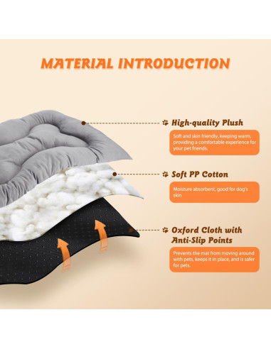 Cama Caliente para Perros Nobleza 101,6x66,0 cm Antideslizante