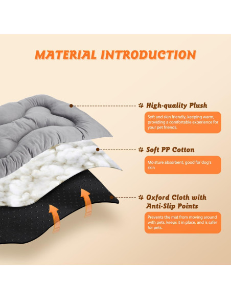 Cama Caliente para Perros Nobleza 101,6x66,0 cm Antideslizante