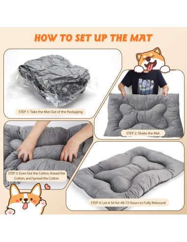 Cama Caliente para Perros Nobleza 101,6x66,0 cm Antideslizante