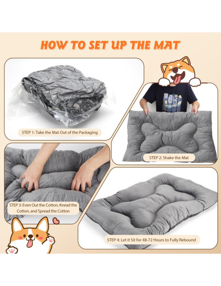 Cama Caliente para Perros Nobleza 101,6x66,0 cm Antideslizante