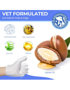 Toallitas de limpieza para mascotas PUPMATE 24 pcs hipoalergénicas 2