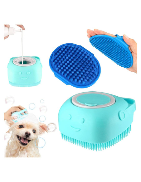 VIWIK Juego de Cepillos para Cuidado de Perros 3 Piezas