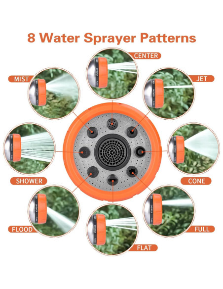 Boquilla de Manguera EVILTO para Baño de Perros 8 en 1