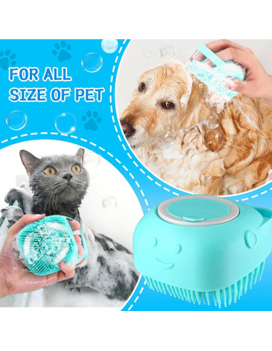 VIWIK Juego de Cepillos para Cuidado de Perros 3 Piezas