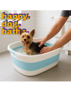 Bañera Colapsable para Perros Smoochie 61.5x40.6cm 2 en 1 2
