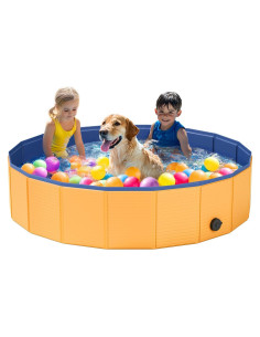 Piscina Plegable para Perros Desoxivi 160 cm Antideslizante