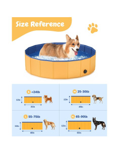 Piscina Plegable para Perros Desoxivi 160 cm Antideslizante 2