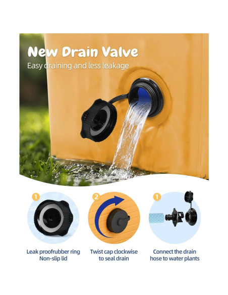 Piscina Plegable para Perros Desoxivi 160 cm Antideslizante