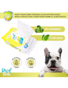 Toallitas Hipoalergénicas Pet Faves 400 Unidades para Perros 2