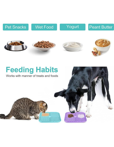 Alfombrilla de Lamer LUKITO 3PCS para Perros y Gatos