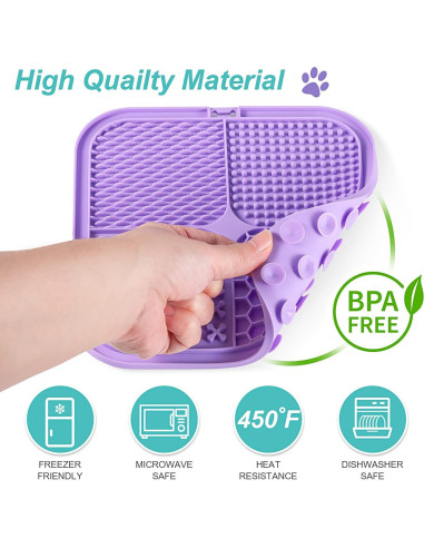 Alfombrilla de Lamer LUKITO 3PCS para Perros y Gatos