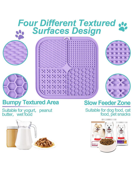 Alfombrilla de Lamer LUKITO 3PCS para Perros y Gatos