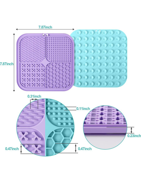 Alfombrilla de Lamer LUKITO 3PCS para Perros y Gatos