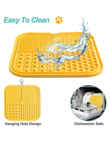 Alfombrilla de Lamer LUKITO 3PCS para Perros y Gatos