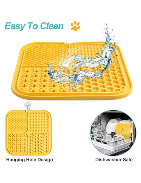 Alfombrilla de Lamer LUKITO 3PCS para Perros y Gatos