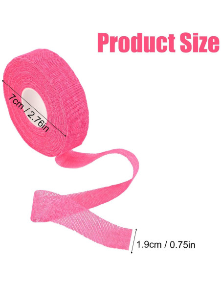 3 Rollos de Cinta Protectora para Dedos BOXOB - Algodón Autoadhesiva