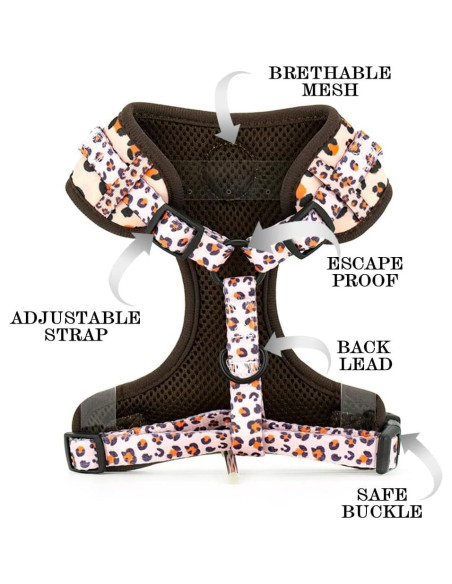 Conjunto Arnés y Correa para Perros COOWONE Talla L