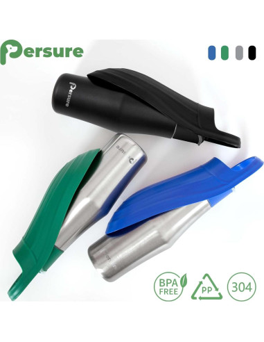 Botella de Agua para Perros Persure 800 ml Negra a Prueba de Fugas