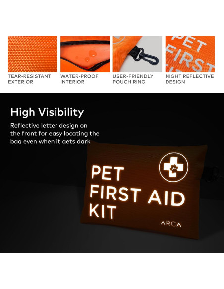 Kit de Primeros Auxilios ARCA PET para Perros 35 Piezas