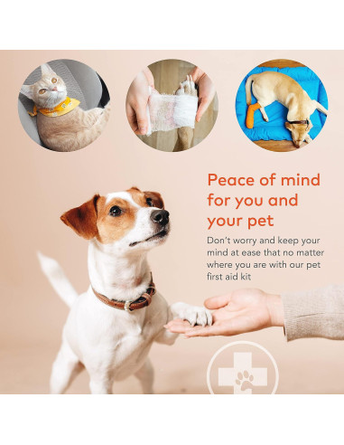 Kit de Primeros Auxilios ARCA PET para Perros 35 Piezas