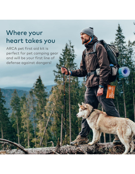 Kit de Primeros Auxilios ARCA PET para Perros 35 Piezas