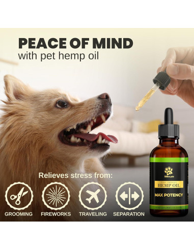 Aceite de Cáñamo para Perros y Gatos Billion Pets 28g