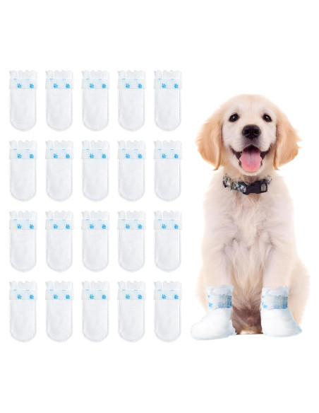 Botas desechables para perros Suxgumoe 20 piezas Grande