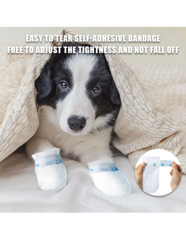 Botas desechables para perros Suxgumoe 20 piezas Grande