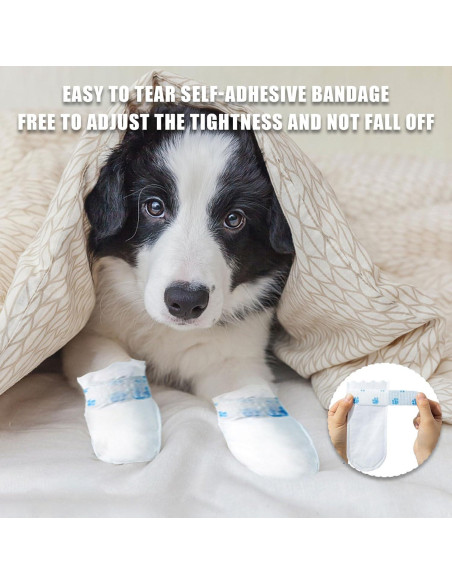 Botas desechables para perros Suxgumoe 20 piezas Grande