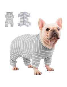 Traje Quirúrgico para Mascotas AOKAZI XXS Gris