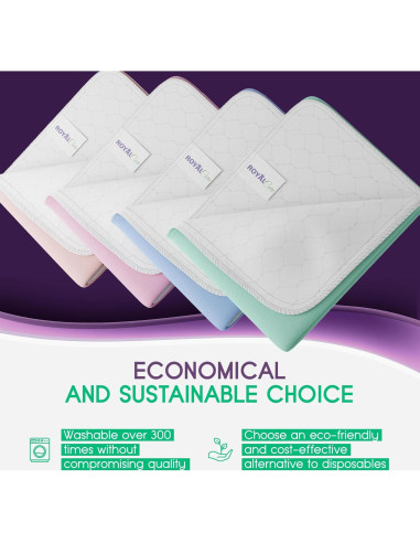 Protectores de cama Royal Care 34x36 cm Paquete de 4