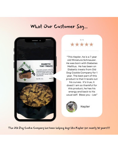 Galletas para Perros TINY Diabéticas 225 g 100% Naturales