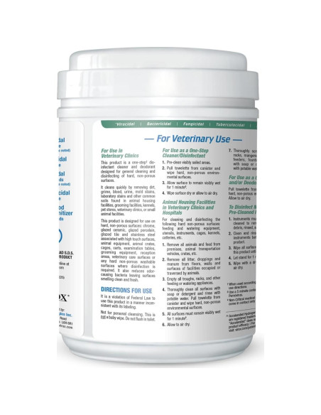 Toallitas Desinfectantes REScue para Mascotas - 160 Unidades