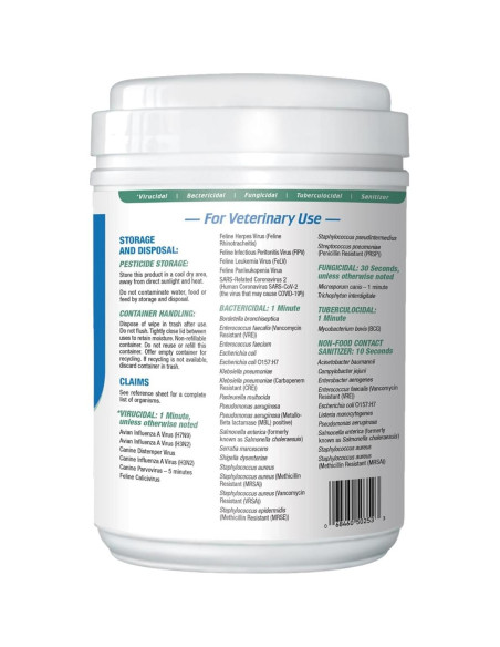 Toallitas Desinfectantes REScue para Mascotas - 160 Unidades