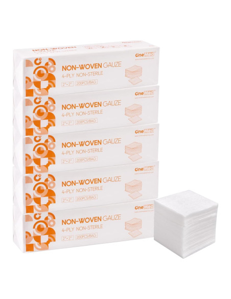 Compresas de Gasa No Tejidas OneMed 2x2" 1000 Unidades