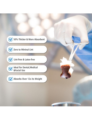 Compresas de Gasa No Tejidas OneMed 2x2" 1000 Unidades