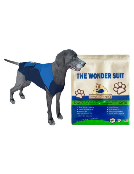 Traje de Recuperación Quirúrgica para Perros SurgiSnuggly ML