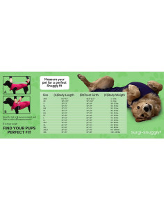 Traje de Recuperación Quirúrgica para Perros SurgiSnuggly ML 2