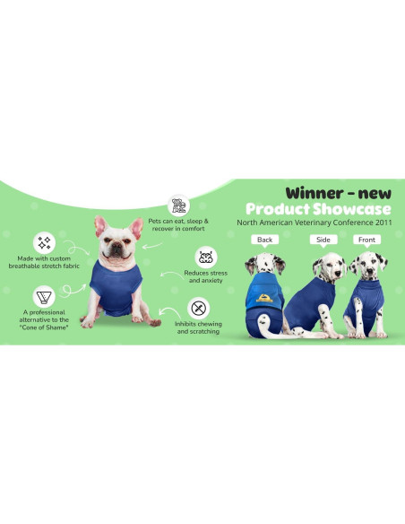 Traje de Recuperación Quirúrgica para Perros SurgiSnuggly ML