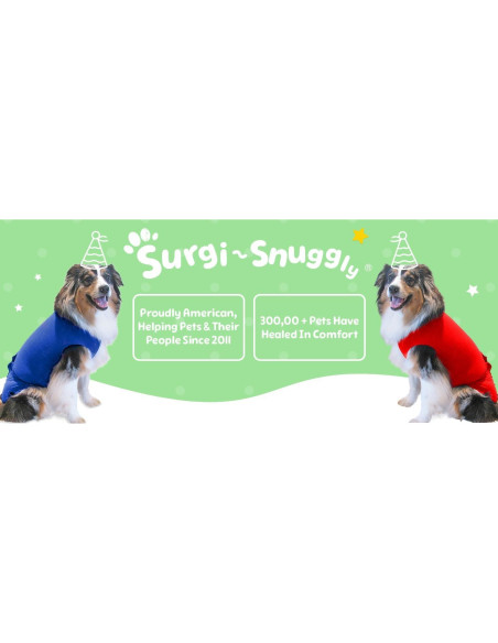 Traje de Recuperación Quirúrgica para Perros SurgiSnuggly ML