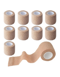 Paquete de 9 Venda Autoadhesiva 5 Yards Gondiane Color Piel