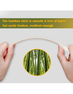 Hisopos de Algodón Grandes MRCMUCEZ 100PCS para Mascotas 2