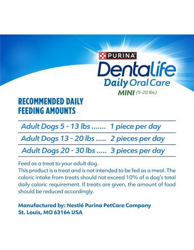 Golosinas DentaLife Cuidado Oral Pollo 416 g para Perros