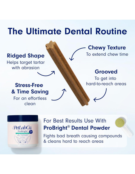 Palitos Dentales para Perros PetLab Co. - 6 Unidades