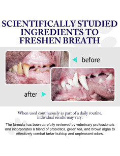 Polvo Dental KZUO para Perros y Gatos - Limpieza Efectiva 2