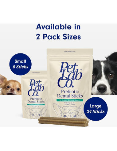 Palitos Dentales para Perros PetLab Co. - 6 Unidades