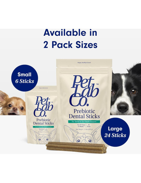 Palitos Dentales para Perros PetLab Co. - 6 Unidades