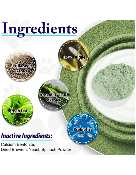 Polvo Dental KZUO para Perros y Gatos - Limpieza Efectiva